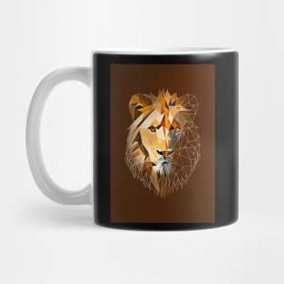 Low Poly Lion Mug